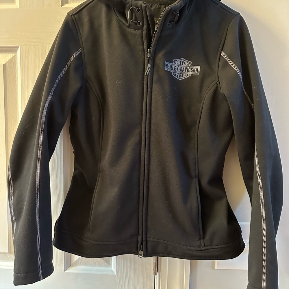 Women's Deflector Hooded Riding Fleece - Black